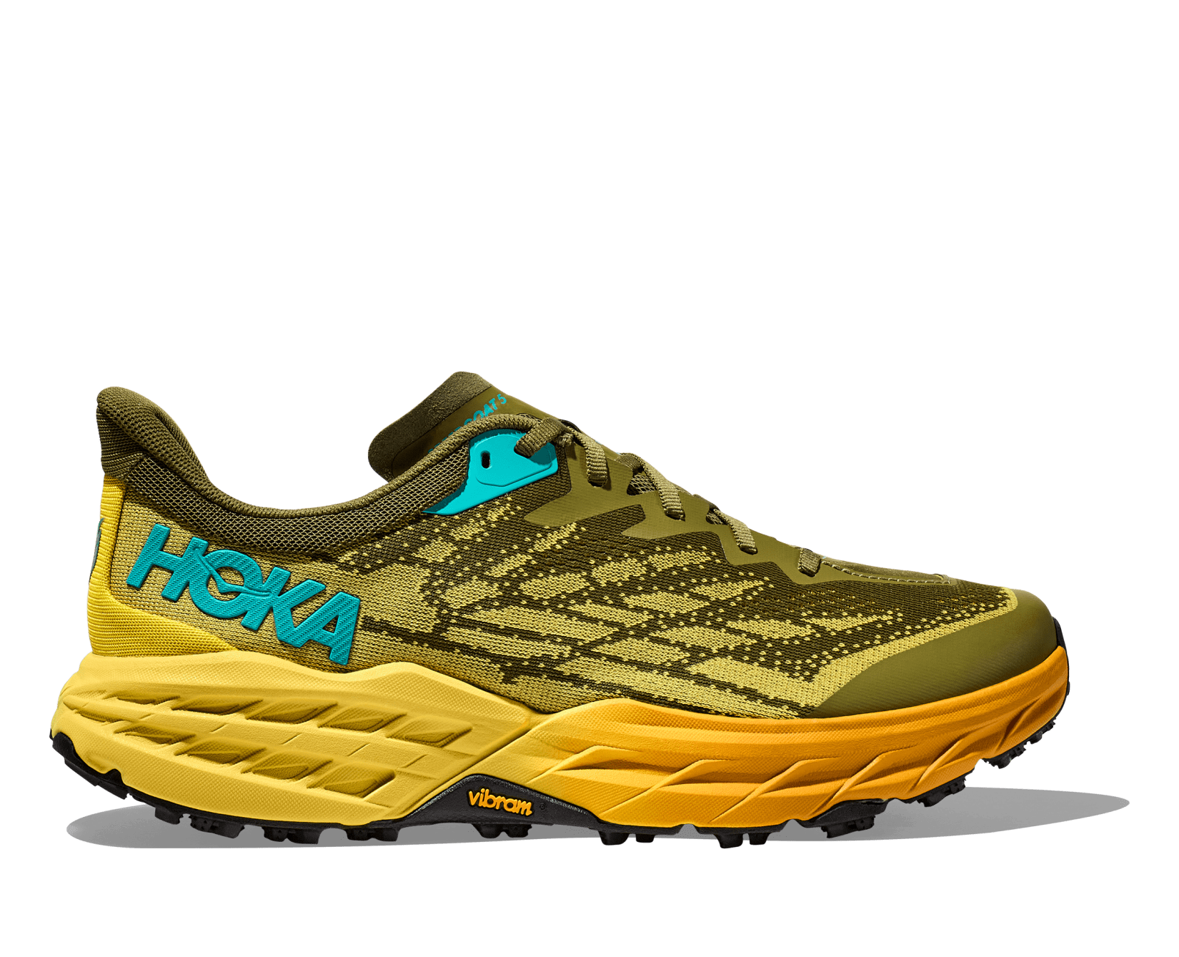 極美品】HOKA ONE ONE スピードゴート5 オリーブグリーン